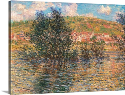 Vetheuil, View from Lavacourt, by Claude Monet, 1879. Musee d'Orsay, Paris, France