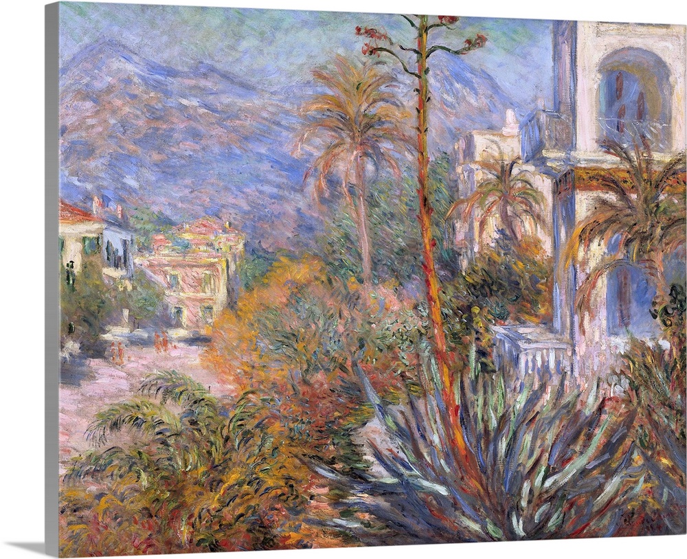 MONET, Claude (1840-1926). Villas at Bordighera. 1884. Impressionism. Oil on canvas. FRANCE. Paris. Musee d'Orsay (Orsay M...