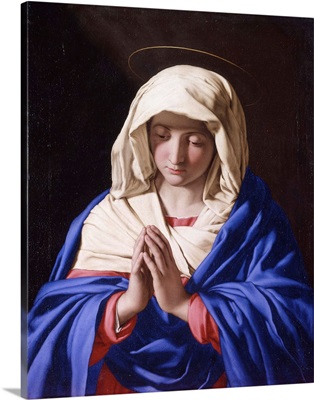 Virgin Praying With Eyes Lowered, By Giovanni Battista Salvi, 1647-52