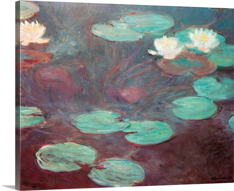 Water Lilies (Nympheas) 1907 Claude Monet Fine Art Art Board Print for  Sale by Vicky Brago-Mitchell®