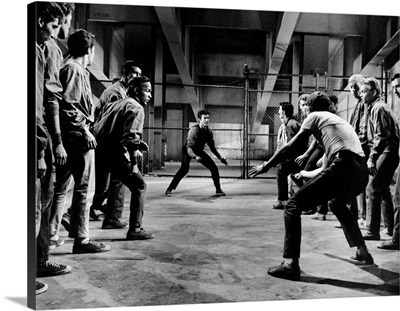 West Side Story, George Chakiris (Center), Russ Tamblyn (Right In T-Shirt), 1961