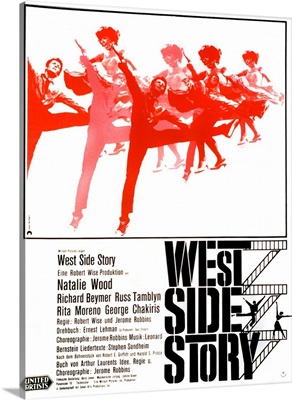 West Side Story, German Poster Art, 1961