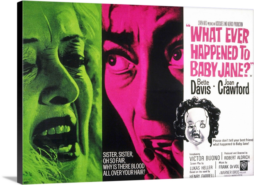 WHAT EVER HAPPENED TO BABY JANE - 1962 BETTE DAVIS wehtbj1962bd-fsct009, Photo by: Everett Collection (wehtbj1962bd-fsct00...