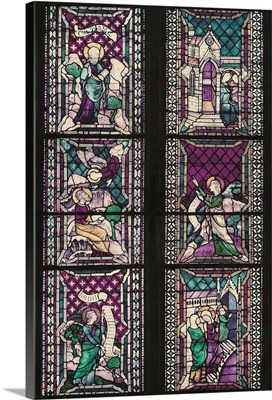 Windows. Life of the Virgin and of the Prophets, by Lorenzo Maitani, 1300-1325. Orvieto