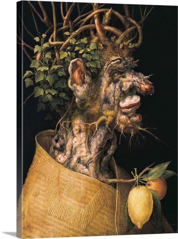 Winter. 1563. Painted for Ferdinand I. By Giuseppe Arcimboldo Wall Art ...