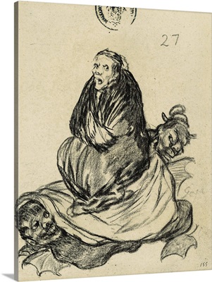 Witch, From the Bordeaux Drawings, 1824-28