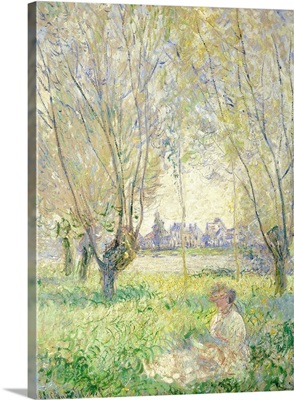 Woman Seated under the Willows, by Claude Monet, 1880