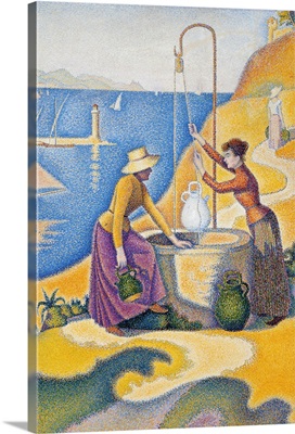 Women At The Well, By Paul Signac, 1892. Musee D'Orsay, Paris, France