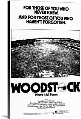 Woodstock, 1976 Re-Release Poster Art, 1970