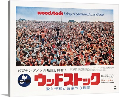 Woodstock, Japanese Poster Art, 1970