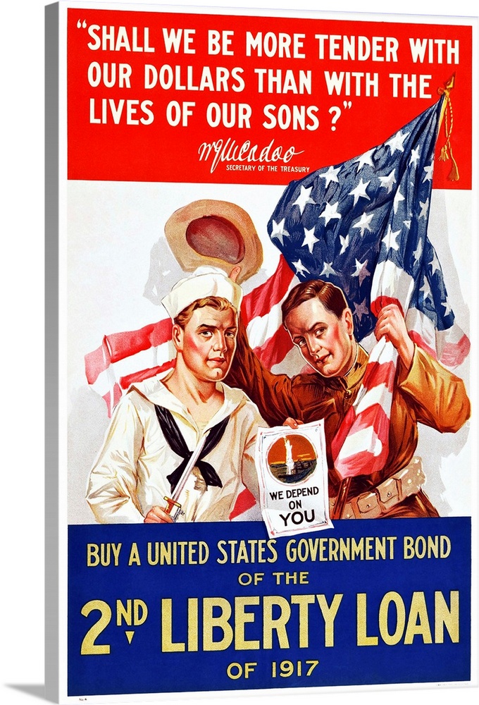 World War I War Bonds poster, 1917
