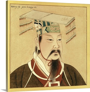 Yellow Emperor Huangdi. A Mythological Ruler of China Photo Canvas ...