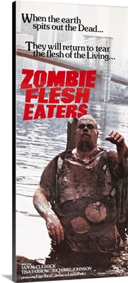 Zombie Flesh Eaters - Vintage Movie Poster (Australia)