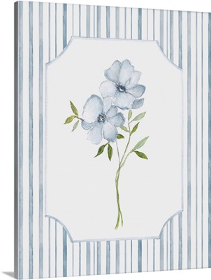 Blooms and Stripes I