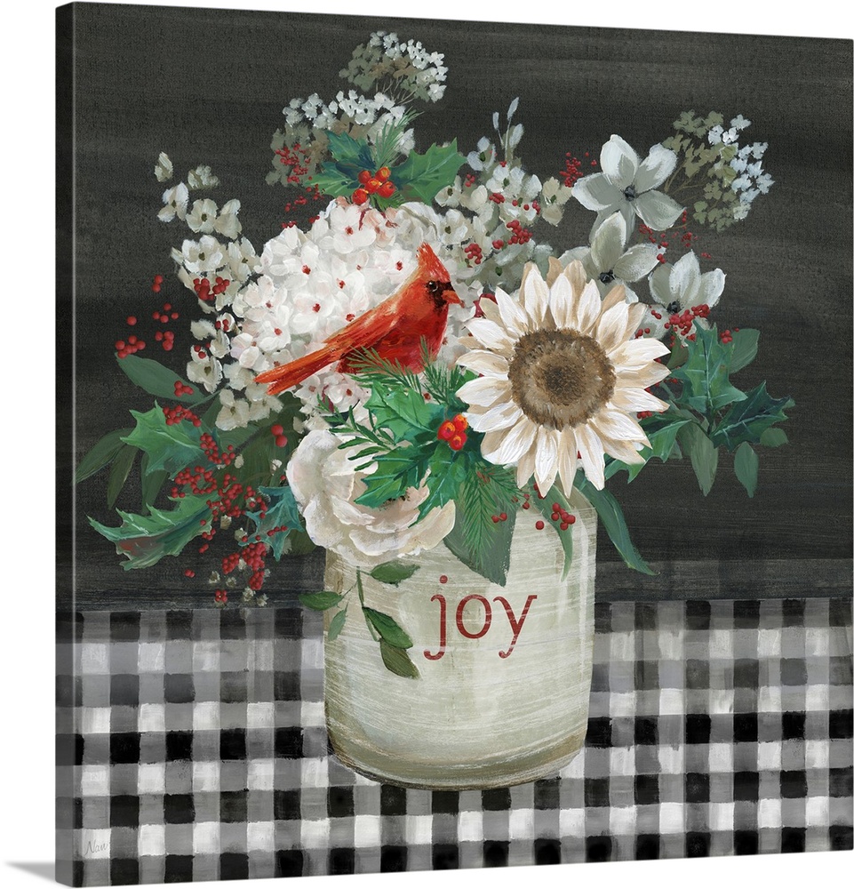 Cardinal Bouquet Of Joy