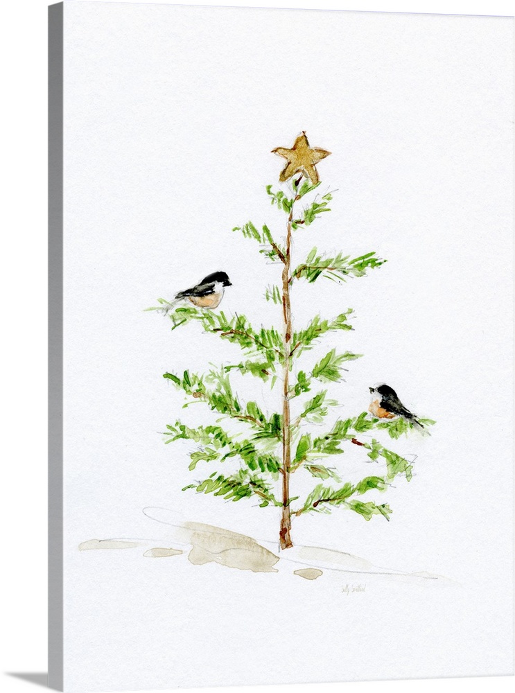 Christmas Chickadees I
