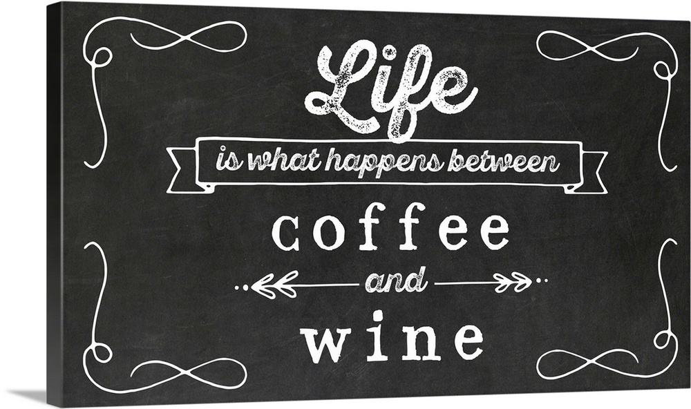 Coffee and Wine Wall Art, Canvas Prints, Framed Prints, Wall Peels ...