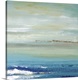 image thumbnail of A contemporary abstract painting resembling the horizon dividing the ocean and sky.