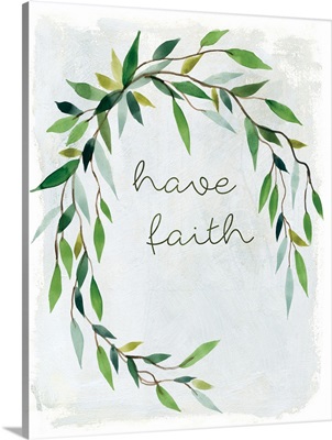Faith Greenery Wreath