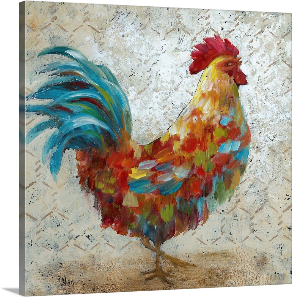 Fancy Rooster I Wall Art Canvas Prints Framed Prints Wall Peels Great Big Canvas