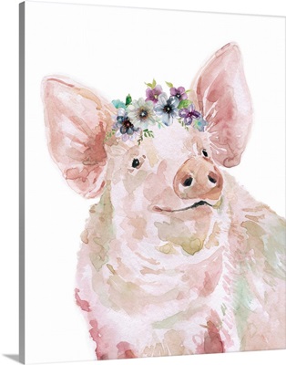 Flower Crown Pig