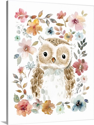 Flowers and Friends Owl