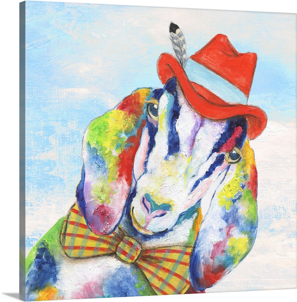 Groovy Goat And Sky Wall Art Canvas Prints Framed Prints Wall Peels Great Big Canvas