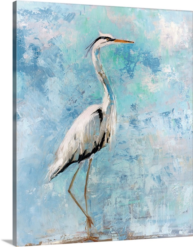 Hazy Morning Heron I Wall Art, Canvas Prints, Framed Prints, Wall Peels ...