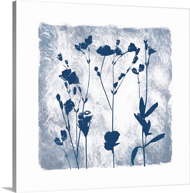 Indigo Summer Silhouettes I | Great Big Canvas