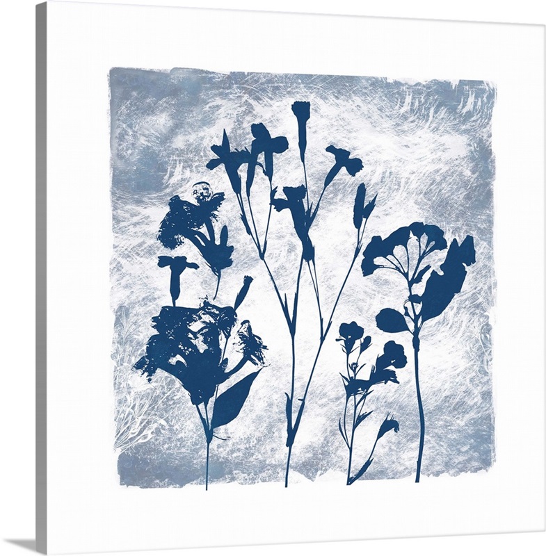 Indigo Summer Silhouettes II | Great Big Canvas