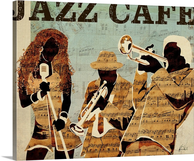 Jazz Cafe Wall Art, Canvas Prints, Framed Prints, Wall Peels Great