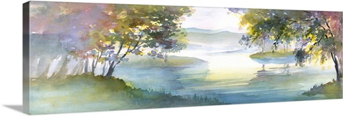 Meandering Lake I | Great Big Canvas