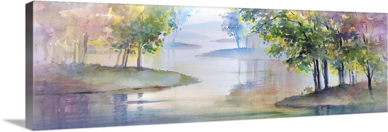 Meandering Lake II | Great Big Canvas