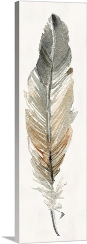 Neutral Feather I | Great Big Canvas