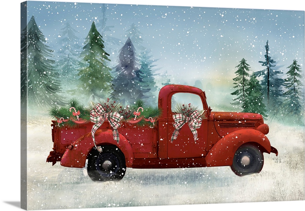 Red Truck Winter