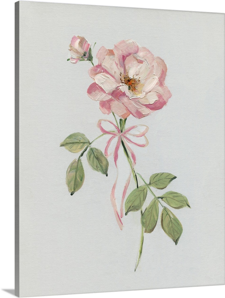 Rose And Ribbon I