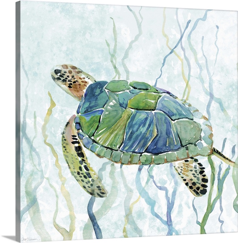 Sea Turtle Swim II | Great Big Canvas