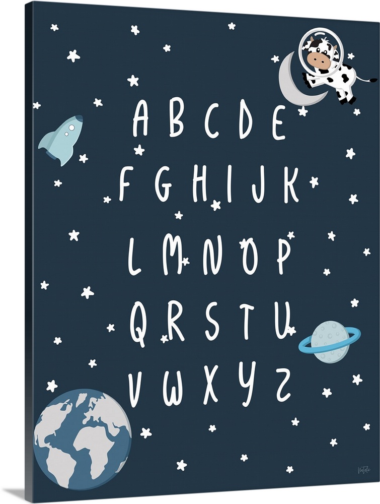 Space Cow Alphabet