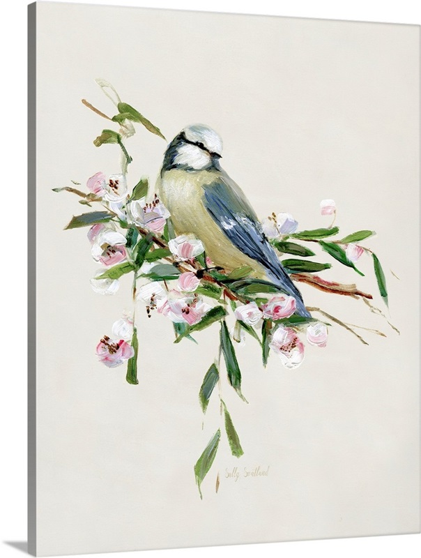 Spring Song Blue Bird | Great Big Canvas