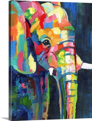 3D Brick Elephant Painting Canvas Prints Wall Art - Painting Canvas, H –  UnixCanvas