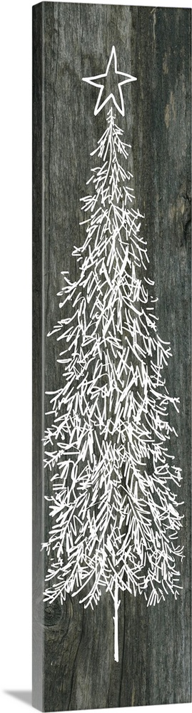 White Wood Tree I
