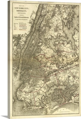1885 NYC Map