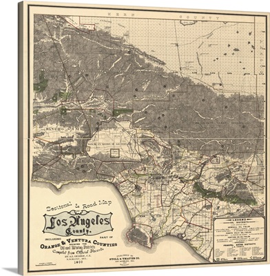 1900 LA Road Map