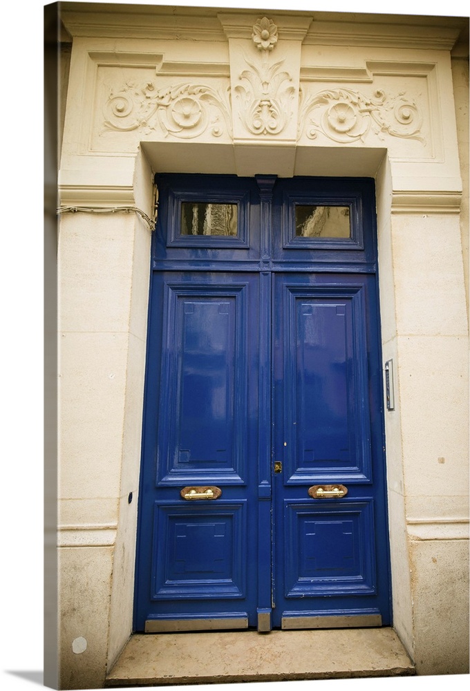 Blue Door in Paris