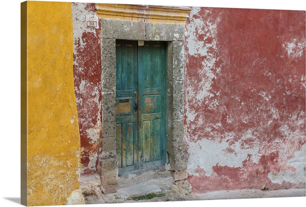 colorful doorway, San Miguel de Allende, Mexico
