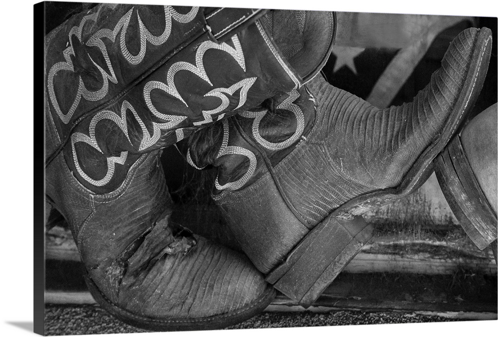 Cowboy Boots I - Black and White