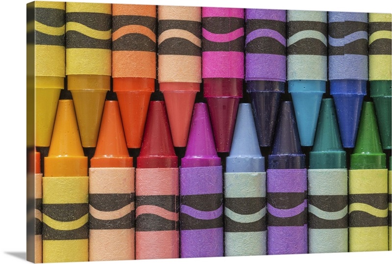 Crayons of a Rainbow II Wall Art, Canvas Prints, Framed Prints, Wall Peels