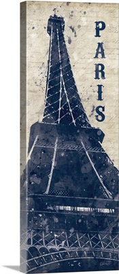 Eiffel Tower in Indigo