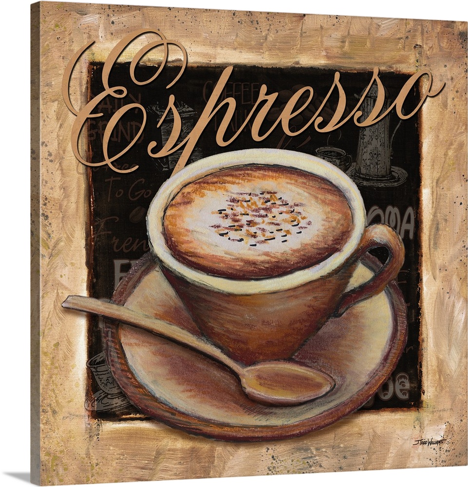 Espresso Wall Art, Canvas Prints, Framed Prints, Wall Peels 