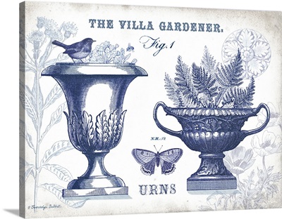 Garden Urns Indigo